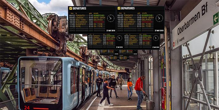 Rail Transit——Passenger Information Display Screen