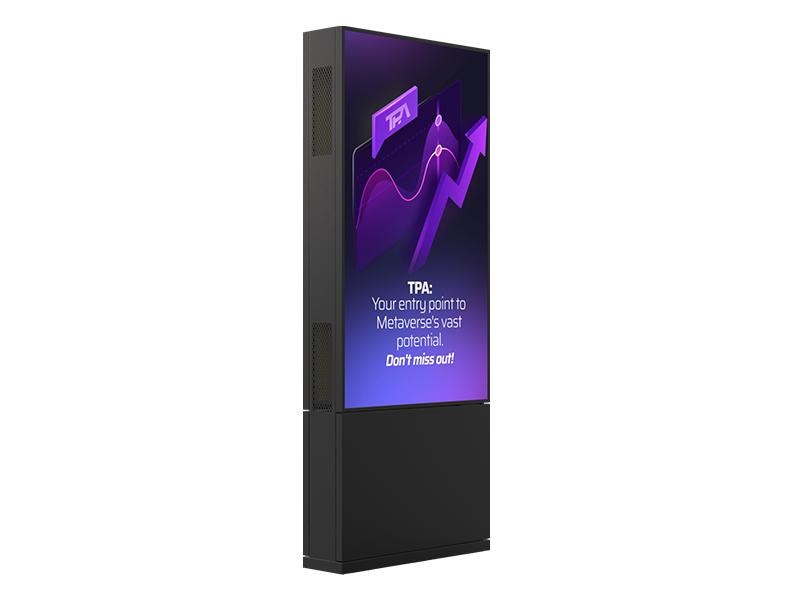 55" Floor Standing Double sided Narrow Frame Outdoor Digital Advertising Machine